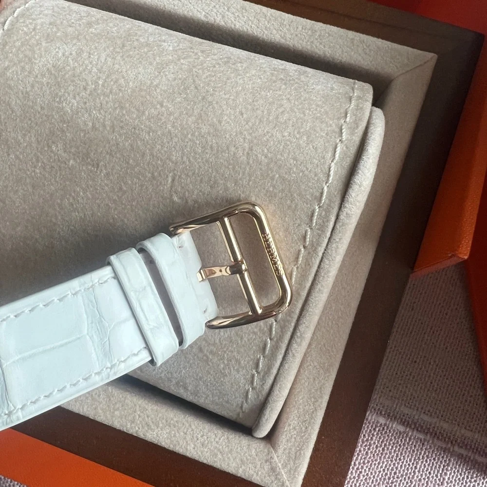 Brand new hermes heure H diamond watch rose gold - Picture 5 of 11